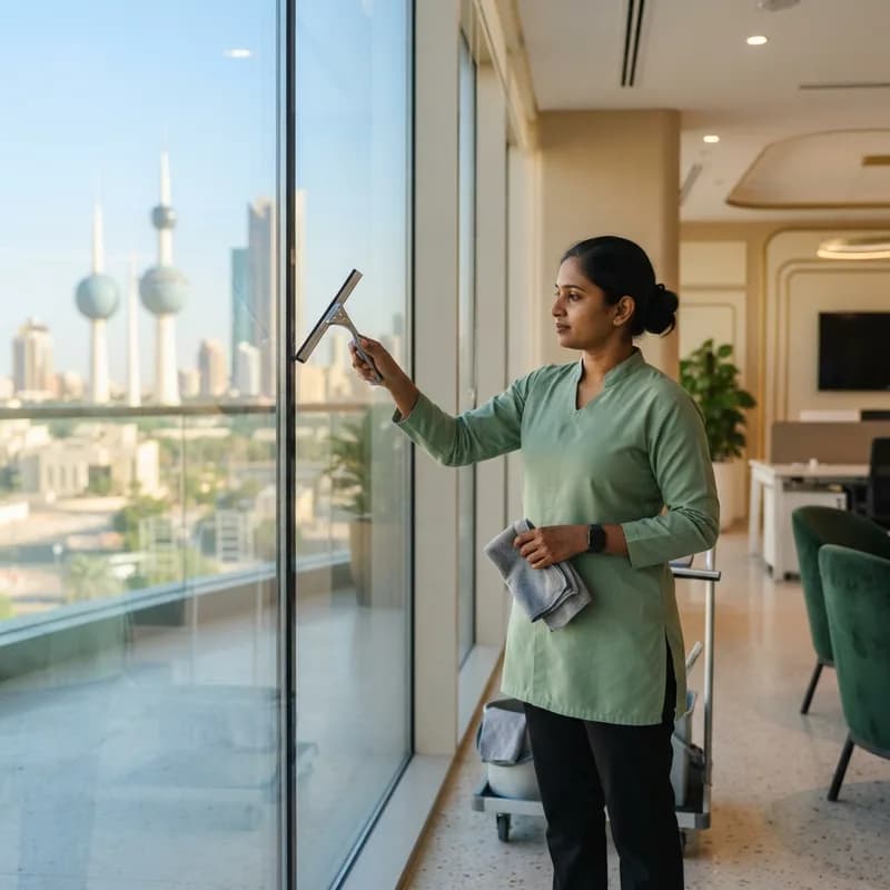 کویت میں صفائی کے کارکن