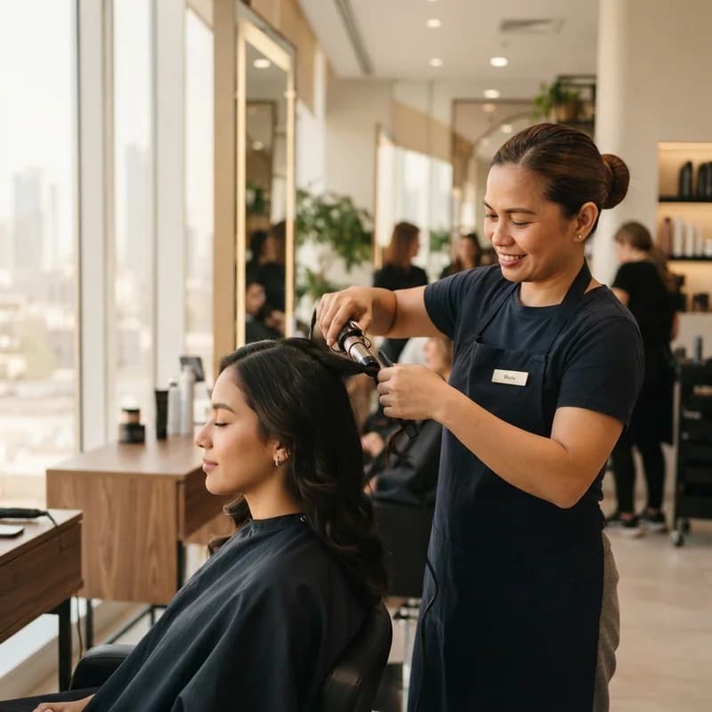 Mga manggagawa sa Salon sa Kuwait